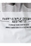 Slogan Printed T-Shirt Geometric Detailed Crew Neck Slim Cut - 6