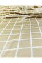 Thin Satin Viscose Brown in Ecru Colors (Width 150 cm X Length 160 cm)