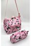 Girl's Primary School Bag Set with Character Patterned Foil Feeding and Pen Holder - 5