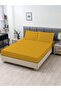Ranforce Akfil Yellow Elastic Sheet Pillowcase Single Double Size Oversized Fitted Sheet Set - 7
