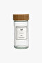 Tokyo - Tohana 12-Piece Glass Round Spice Rack with Bamboo Lid 90 ml with Sticker Gift - 7