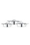 Luna 6-Piece Frying Pan Set - Steel - 16-18-20 cm - 6