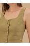 Green Crop Top Blouse 50263098 -Vr235 - 7