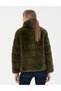 Khaki Comfort Fit Faux Fur 50272215-Vr238 - 5