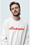 Unisex Lamborghinii Huracan Back Print Hoodless Sweatshirt, Oversized Car Themed Sweatshirt - 2