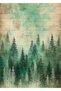 Kuromi54 20Pcs Pine Tree Pattern A4 Cute Event Love Letter Paper Illustrated A4 - 3