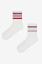 Multicolored 2-Piece Toe Seamless Tennis Socks