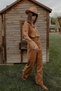 Pinterest Equivalent Nubuck Fabric Belt Palazzo Pants Oversize Cut Shirt Sewing Detail Suede Suit - 2