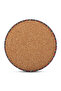 Decorative Coasters Set of 6 Metal Top Part Ephesus - 6