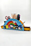 Hello Kitty Decorative Wooden Tabletop Drawers 7 Compartment Pen Holder Organizer - 2