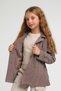 Girl's Belted Trench Coat 3267 Chocolate