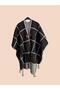 Knitwear Steel Knit Thick Mother Shoulder Scarf Shawl Poncho - 2