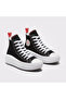 حذاء رياضي أسود للأطفال من Chuck Taylor All Star Move Canvas Platform - 2