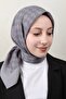 وشاح أناقة مونوغرام 1090500 -971 رمادي - 4