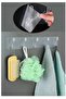 2-Piece Silicone 5-Piece Clear Strong Self-Adhesive 29X7 Door Wall Hanger Heavy Load-Bearing - 2