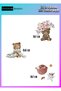 Iron-On Textile Dtf Printing T-Shirt Printing Cute Animals Children Baby Printing Set of 3 Mini