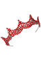 Crystal Rhinestone Shiny Bridal Princess Crown Queen Costume Crown Red for Henna Night - 7