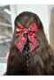 Melkady 524 - Christmas Themed Plaid Deer Luxury Bow Automatic Buckle - 4