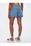 Şahika Ercümen Mini Denim Shorts with Metal Accessories - 2