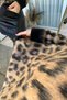 Crew Neck Leopard Pattern Soft Sweater - 3