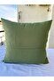 Punnchatolyesii Panch Punch Papatya Handmade Punch Panch Cushion Cover Green 100% Handmade - 4
