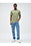 Slogan Printed T-Shirt Slim Fit Crew Neck Cotton - 2