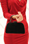 Black Glitter Women's Evening Dress Wedding Bag with Chain Strap - 6