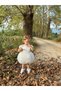 Baby Girl Child Short Sleeve Tulle Tutu Special Day Party Birthday Princess Satin Evening Dress - 6