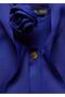 Satin Floral Chocker Blouse - 6