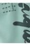 Long Sleeve Cotton Blend Raster Hooded Printed Sweatshirt - 6