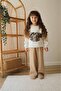 Girl's Leopard Bow Bottom-Top Set - Raised - 3