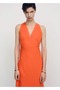 Wraped Back Cut Dress