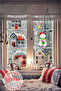 New Year'S-Snowman Christmas Ornament Sticker Set in the Two-Way Town - 2