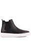 - Black Genuine Leather Men's Chelsea Boots - White Sole - 250-041 - 5