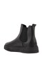 - Black Genuine Leather Men's Chelsea Boots - Black Sole - 250-041 - 3