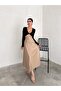 Belted Pleated Leather Skirt - 3