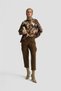 Waist-Tightening Gabardine Trousers 25K2705 Khaki