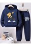 Bear 4 Printed Children's Oversize Tracksuit Set