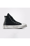 حذاء رياضي نسائي أسود مرصع من Chuck 70