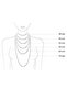 Casket - Skeleton Silver Plated Leather Rope Necklace - 4