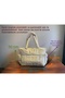 Women's Bag - Rettangolo Speciale - Waterproof Puff Fabric - Ecru - 2