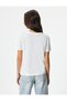 Crew Neck Printed Cotton T-Shirt - 4