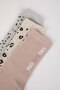 Women's Comfortable Elastic 3-Piece Cotton Long Socks D0539Axns - 5