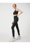 Sports Leggings with Polka Dot Printed on the Sides - 2