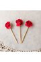 20 Pcs Red Rose Cupcake Toothpicks-Birthday-Promise-Engagement-Henna-Mawlid Party Cake Decoration Supplies - 2