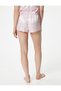 Satin Pajama Bottoms - Shorts with Elastic Waist - 4