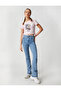 Spanish Leg Jeans Slim Fit High Waist