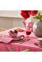 Flower Festival Red Porcelain Cake Plate 17 Cm - 3