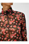 Crop Floral Transparent T-Shirt - 5