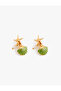 Seashell Patterned Earrings